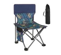 Genérico Portable Camping Chair - Lightweight Folding Backpack Chair with Side Pocket | Outdoor Adventure Seat Supports 286lbs, Travel Beach Picnic Hiking Fishing, Compact for Men Women Adults FA