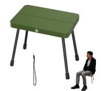 Genérico Portable Camping Chair - Portable Folding Chair,Aluminum Alloy Small Bench Folding Stool for Picnic Poolside Outdoor Gardening Classroom Fishing Travel Beach Watching Games Porch