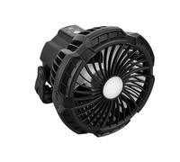 Genérico Portable Camping Fan, Rechargeable Led Desk Fan, 3 Speed Air Circulation Blower, 4000mah Battery Powered Blower for Travel Fishing BBQ Office Home Use Indoor Outdoor 6.5x6.5in