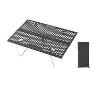 Genérico Portable Camping Table - Small Folding Tables Portable | Hollow Weatherproof Metal | X Support Camping Kitchen Table For Indoor Outdoor Hiking Fishing Picnic Beach Travel Road Trip Backyard