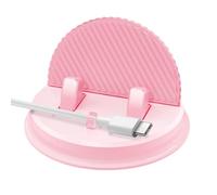 Genérico Portable Car Dash Phone Holder, 360-Degree Adjustable Cellphone Stand, Anti-Slip Suction Cup with Cable Management, Compatible with All Smartphones, Hands-Free Driving, Safe and Convenient