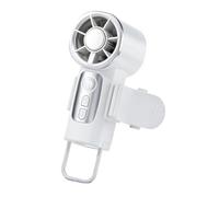 Genérico Portable Car Fan, 199 Speed USB Clip Fans, 4.65x2.17x2.09 Inches Ventilator with LED Display Control, Rechargeable Cooling, Clip On Fan with Hook Style, Car Fans for Travel Driving