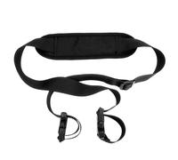 Genérico Portable Carry Strap - Scooter Shoulder Strap for Adults | Nylon with Adjustable Length, Foldable Bike Carrier Tool, Black Color, Lightweight Build, Strong Load Bearing