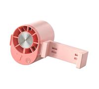 Genérico Portable Clip On Fan - 3-Speed Hands Free Rechargeable Cold Wind Blower | Portable Cooling Fans | Desk Fan For Summer Travel Beach Camping Outdoor Belt Waist Desk Office