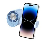 Genérico Portable Clip On Fan - 3-Speed Hands Free Rechargeable Cold Wind Blower | Portable Cooling Fans | Desk Fan For Summer Travel Beach Camping Outdoor Belt Waist Desk Office