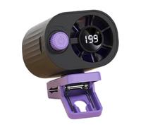 Genérico Portable Clip on Fan | Silent Bladeless USB Rechargeable Hands Free,Portable Small Car Fan,for Desk Table SUV RV Van Sedan Pickup Home Travel Office
