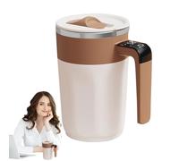 Genérico Portable Coffee Mug - Automatic Milk Mugs ¦ Electric Mugs for Milk Shakes, Stirring Coffee Mug with High Speed Stirring Function, Milks Cup, Travel Cup for Camping Outdoor Use