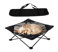 Genérico Portable Cooling Pet Cot - Summer Dog Bed | Moisture-Resistant Waterproof with Bag | Outdoor Mesh Sleeping Bed For Living Room Camping Yard Balcony Garden Backyard Puppy Kittchens