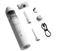 Genérico Portable Cordless, Handheld Vacuum Cleaner Air Duster, Multi-Nozzle Design with Strong Suction and Rechargeable Battery, for Home, Vehicle, Keyboard, Camping, Car Seats, RV,