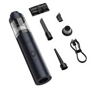 Genérico Portable Cordless, Handheld Vacuum Cleaner Air Duster, Multi-Nozzle Design with Strong Suction and Rechargeable Battery, for Home, Vehicle, Keyboard, Camping, Car Seats, RV,