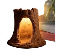 Genérico Portable Desk Lamp, Tree Hole Light, 5.12x5.12 Inches Rechargeable Fixture with Strong Build, Nightstand Accessory, Modern Style Lamp with Design, Home Lighting for Living Room and Dorm