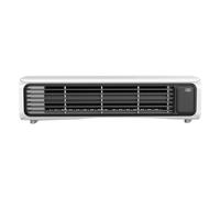Genérico Portable Desktop Tower Fan - ABS 10.8x10.8x33cm 650g 3600mAh Rechargeable Type-C Mini Cooling Air Circulator, Use Standing Or Lying Ultra Quiet Cooling Fan