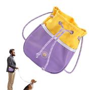Genérico Portable Dog Treat Bag, Training Bag Shoulder, Large Capacity Dog Pouch, Poop Bag Dispenser Pouch, Puppy Training Gear, Walking Jogging Training Fashionable Pouch Large Capacity for Poop Bag