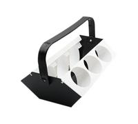 Genérico Portable Drink Holder Carrier,Travel Beer Tote with Ice Compartment | 6-Slot Drink Organizer Carrier | for Outdoor Travel Camping Picnic Hiking Backpacking Sports Outgoing Garden BBQ