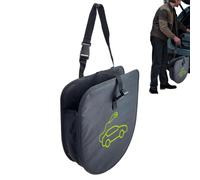 Genérico Portable Ev Charger Bag, Electric Vehicle Charger Carry Bag, 14,57 x 14,96 x 0,59 pulgadas Single Snap Design, Black Suspension Bags for Electrics Vehicles, Oxford Cloth, multicolor, single