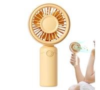 Genérico Portable Fan 3 Speed Adjustable Quiet USB Personal Hand Held Fan