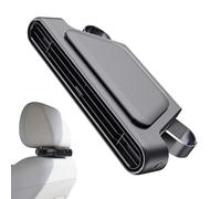 Genérico Portable Fan - ABS, Adjustable Quiet Double Turbine | Car Fan For Back Seat For Sedan SUV RV Van Vehicle Interior Travel Commuting Sleep Road