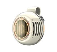 Genérico Portable Fan | ABS & Electronic, 2.5in X 1.6in, 105g, 1000mAh | 5-Speed Bladeless Mini Fan, 360° Rotation | USB Rechargeable For Office, Travel, Outdoor