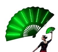 Genérico Portable Fan - LED Handheld Fan With Light | Battery Powered Folding Mini Cooling Fans | Low Voltage Quiet Travel Fans For Outdoor Photography, Festivals, Summer Heat, Travel