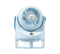 Genérico Portable Fan With Mist - Water Fan | Handheld Battery Operated Cooling | Portable Fans Personal Desk Accessories | Rechargeable Powerful Cooling For Home Bedroom Office Dorm Summer Outdoor