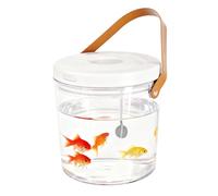 Genérico Portable Fish Tank - Small Fish Tank, 2000mah Tiny FisSh tanKk, FishS Tanks with Light Quiet Clear Oxygen Circulation Aquarium For Bait Fishing Kids Indoor Outdoor Sensory Play Reptile
