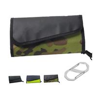 Genérico Portable Fishing Lure Multi-Layer Storage Bag with Buckle, Multi-Function Fishing Tackle Storage Bag, Waterproof Soft Bait Binder For Rigs,Hooks,Sinkers Storage (A)