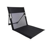Generico Portable Floor Chair Recliner Beach Foldable Seat Adjustable Backrest Lounger | Legless Seating Support Ideal Camping Lawn Poolside Patio Garden Backyard Park Travel Rest Comfort