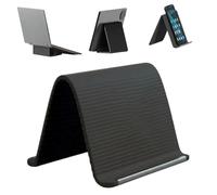 Genérico Portable Foldable Flexible Silicone Phone Holder for Desk, Multi-Angle Adjustable Silicones Desktop Cell Phone Stand for Home Office Travel