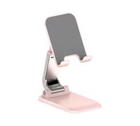 Genérico Portable Foldable Phone Stand, Adjustable Desktop Cellphone Mount, 4.37x2.76x1.57 Inches Tablet Holder Cradle, Compact Smartphone Stand for Desk Dressing Table, Work and Home Use