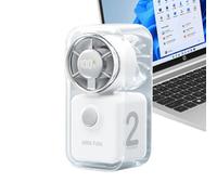 Genérico Portable Handheld Fan | 2000mAh Wind | 5-Speed Type-C Charging