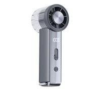 Genérico Portable Handheld Fan - ABS 5.04 Inch Pocket Size 6 Speed Electric Cooling Device, Adjustable Air Blower Fan | Digital Display Mini Fans For Travel Picnic School Dorm Beach Festival Use