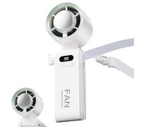 Generico Portable Handheld Fan, High Speed Air Conditioner Fan, 6.97x1.97x2.36 inches Adorable Fine Wind Speed Adjustment Cooling Tool for Car, Camping, Travel, School, Home, Kitchen