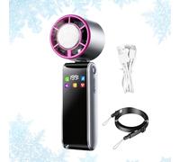 Genérico Portable Handheld Fan with Cooling Plate 199 Levels Stepless Speed