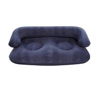 Genérico Portable Inflatable Sofa, Folding Flocked Couch, Comfortable Armrest Seat, Camping Blow Up Furniture, Patio, Garden, Yard, Deck, Porch, Balcony, Travel Aid