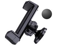 Genérico Portable Magnetic Gym Phone Holder - Strong Magnet 360° Rotation Workout Phone Mount, Lightweight Aluminum Stand | Fitness Exercise Metal Smartphone Holder