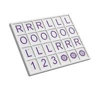 Genérico Portable Mahjong Board, 3D Printing Training Aid, 12x12 Inches Board with 24 Slots, Lightweight Strategy Tool, Mahjong Boards with Modern Design, Game Aid for Home and Family Gathering