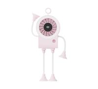 Genérico Portable Mini Fan - 100 Speeds Hands-Free Rechargeable 5 Modes, Small Cooling Desk Fan, 8.9x3.8x26cm Dimensions, High-Strength ABS Qualiity, Smmooth Ergonomic Surrface - For Outdoor Travel