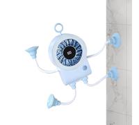 Genérico Portable Mini Fan - 100 Speeds Hands-Free Rechargeable 5 Modes, Small Cooling Desk Fan, 8.9x3.8x26cm Dimensions, High-Strength ABS Qualiity, Smmooth Ergonomic Surrface - For Outdoor Travel