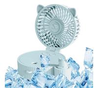 Genérico Portable Misting Fan | Powerful 3 Speed USB Charging Compact |