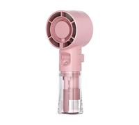 Genérico Portable Misting Fan, USB Rechargeable Cooling Fan 6.3 Inch, Powerful Mist Spray for Outdoor Indoor Travel Camping Beach Golf Makeup Office Gym Summer Cooling Air Humidifier Device