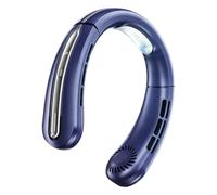 Genérico Portable Neck Fan 5-Speed Quiet, Ergonomic Rechargeable Cooling