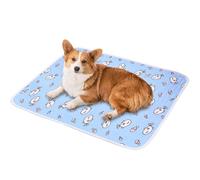 Genérico Portable Pet Cooling Pad, Cartoon Dog Bed Mat, 19.69x15.75 Inches Breathable Sleeping Cushion, Soft Comfortable Design for Outdoor Park, Car Trip, Picnic, Kennel, Travel Use