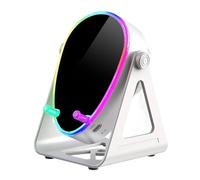 Genérico Portable Phone Stand Speaker, 2000mAh Battery - Clear Sound Colorful LED Light | Mobile with 5W Power Output, For Home Apartment School Dormitory Live Streaming Charging Device Entertainment