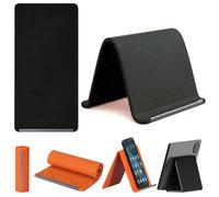 Genérico Portable Pliable en Silicone Porte-téléphone, Pliable librement Dans n'importe quelle Forme, Multi-Angle réglable Support pour téléphones tablette, Home Office (Negro)