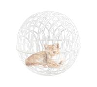 Genérico Portable Poultry Enclosure - Chicken Ball Cage Round Feeding Coop | Poultry Enclosure Movable Net Chicken Ball Cage for Chick Rabbits Duck Pigeons Farm Outdoor Protection Range Use