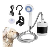 Genérico Portable Shower, Handheld Camping Shower, Rechargeable Outdoor, Lightweight Pump System, USB Charging Design, Beach Hiking Travel, 5.51x3.43x2.2 Inches, Blue, 1 Piece