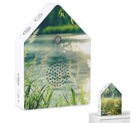 Genérico Portable Singing Bird White Noise Machine,Soothing Music Device with Timer and Motion Sensor,Singing Bird Sound Device for Bedroom Bathroom Garden Yoga Travel