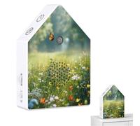 Genérico Portable Singing Bird White Noise Machine,Soothing Music Device with Timer and Motion Sensor,Singing Bird Sound Device for Bedroom Bathroom Garden Yoga Travel