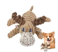 Genérico Portable Squeaky Dog Toy, Plush Chewing Toy, Interactive Teething Doll, Tough & Sturdy, Squeaky Sound, Small to Medium Breeds, Fun Playtime, 9.85x9.06 Inches