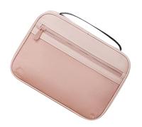 Generico Portable Storage Bag, Charger Organizer Case, Travel Cable Organizer, Portable Storage Bag 9.06x1.38x6.5 for cord, charger, phone, earphones (Pink, Black, Gray), Rosa, riferimento alla